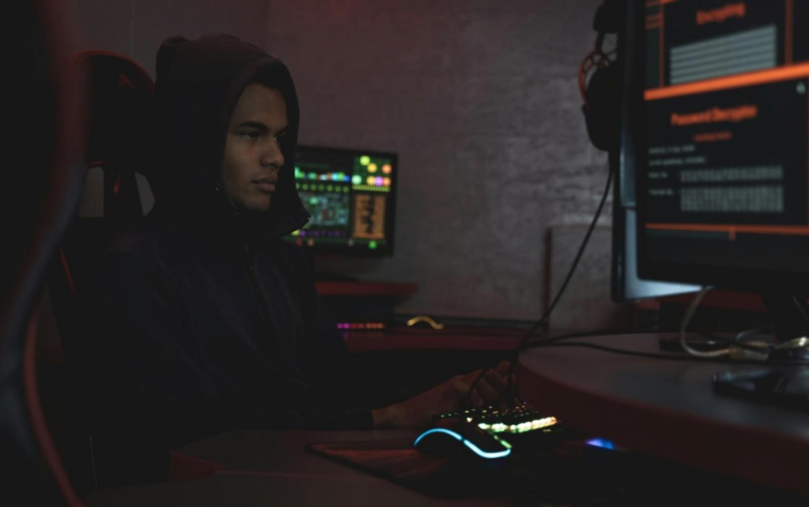 Web3 development workspace with blockchain code and cryptocurrency trading interfaces